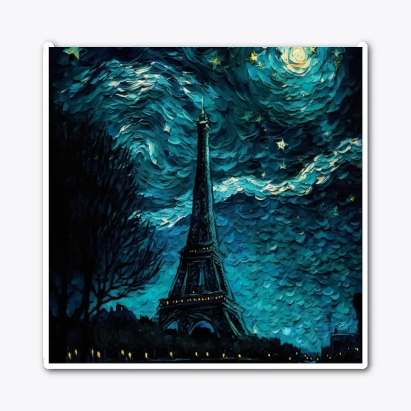 Parisian Night Skyline